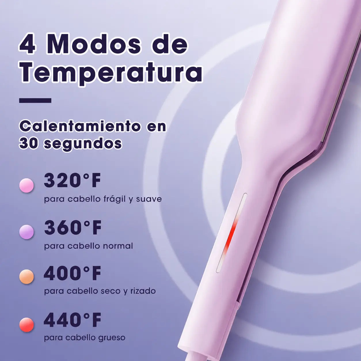 Consigue ondas de salón en minutos sin salir de casa.