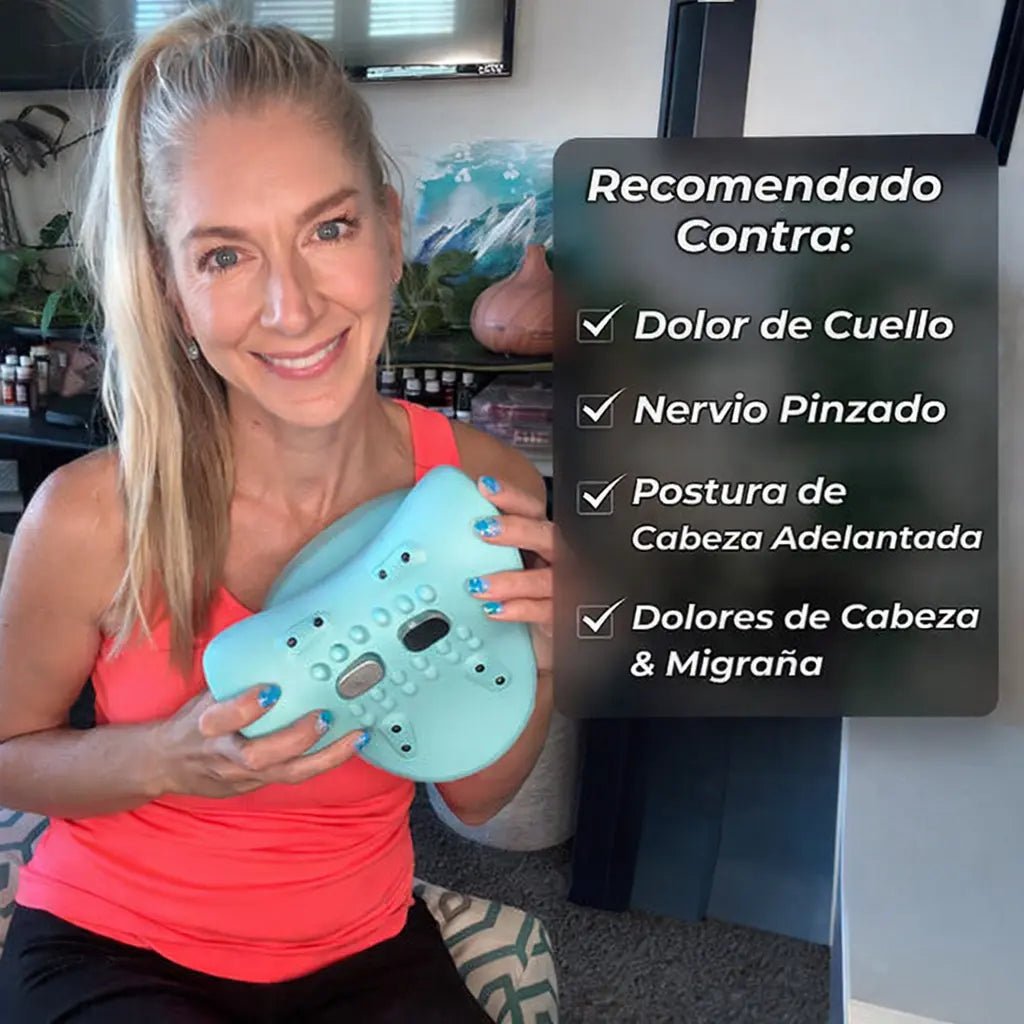 Alivia el dolor de cuello en minutos y reduce la joroba cervical desde casa - Encantory