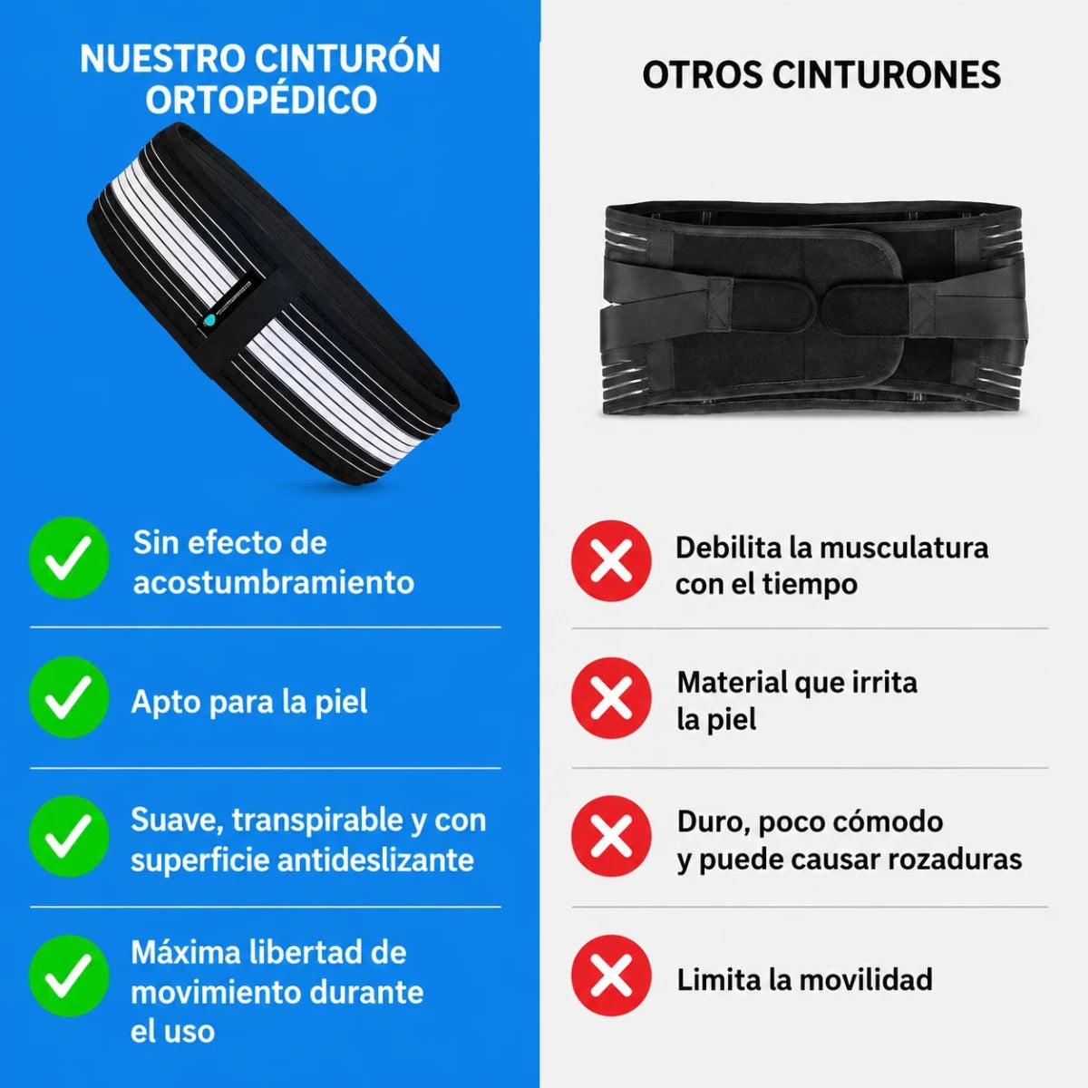 Cinturón Sacroilíaco para el Dolor de Espalda y la Ciática - Encantory