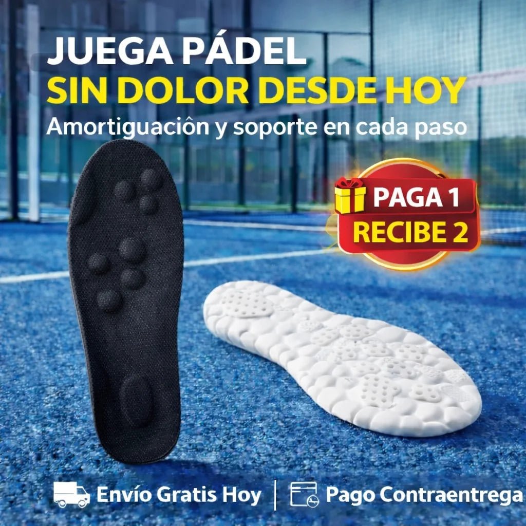 ¡Juega pádel sin dolor! Las plantillas diseñadas para jugar más tiempo con comodidad. - Encantory