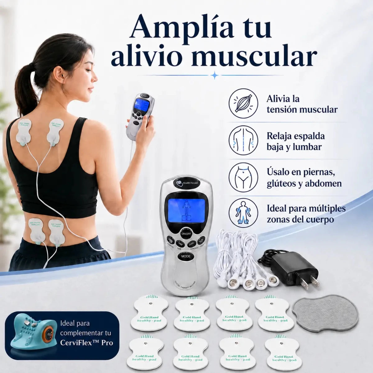 Masajeador EMS 8 en 1 - Encantory