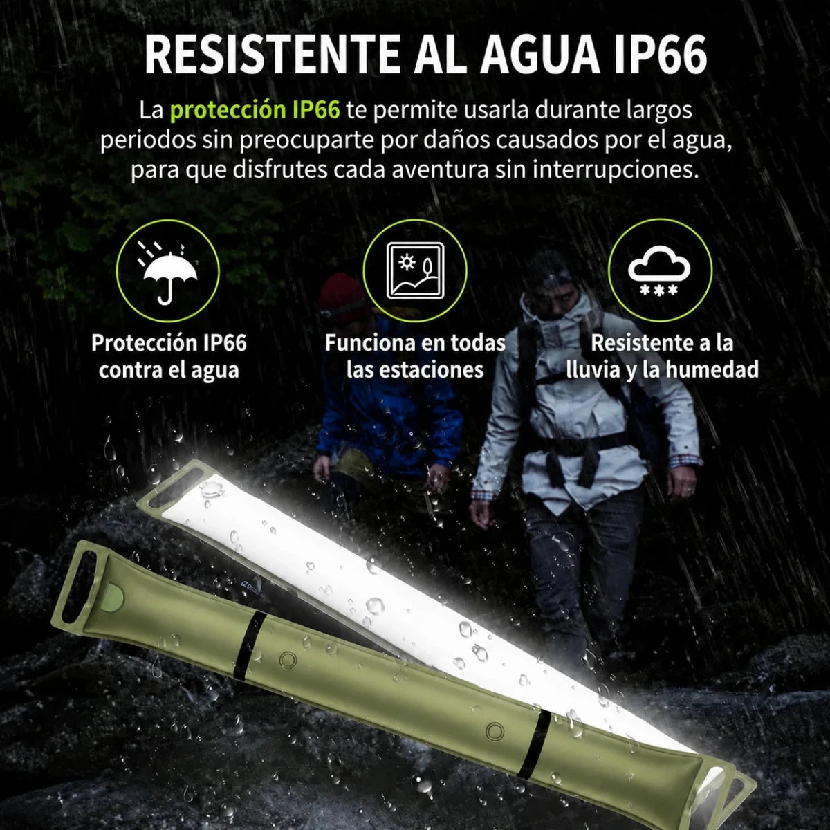 ¿Sin luz cuando más la necesitas? Infla, conecta y tendrás luz potente al instante. - Encantory
