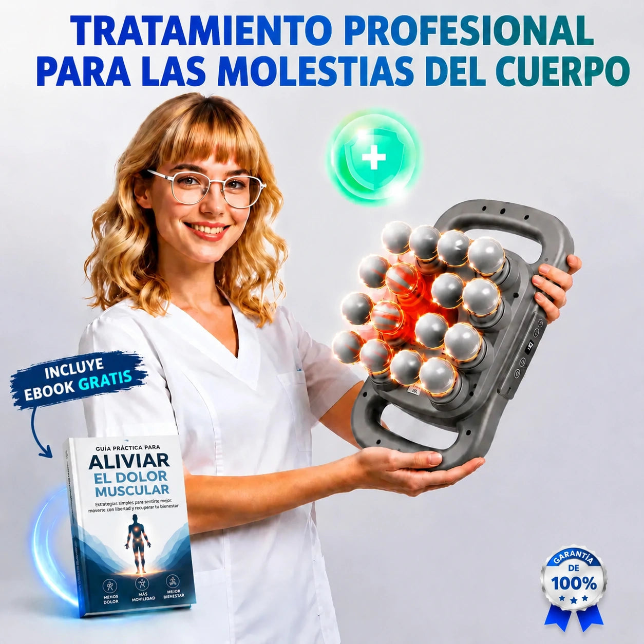 Alivia el dolor muscular en minutos y relaja todo tu cuerpo desde casa