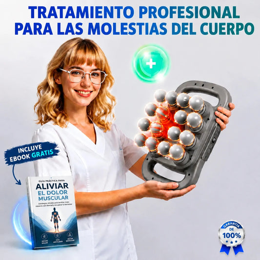 Alivia el dolor muscular en minutos y relaja todo tu cuerpo desde casa